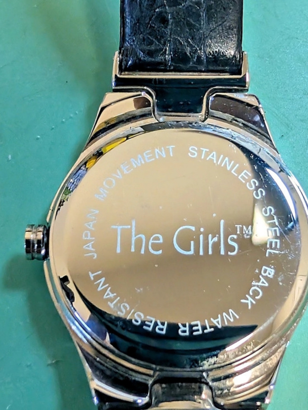 The Girls Tennis Girl Watch in Black & Silver Like New - Picture 4 of 8